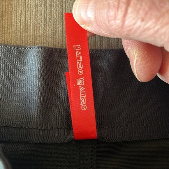 NWT Spanx leather look Slim Straight pants size Large and Tall - Picture 6 of 11